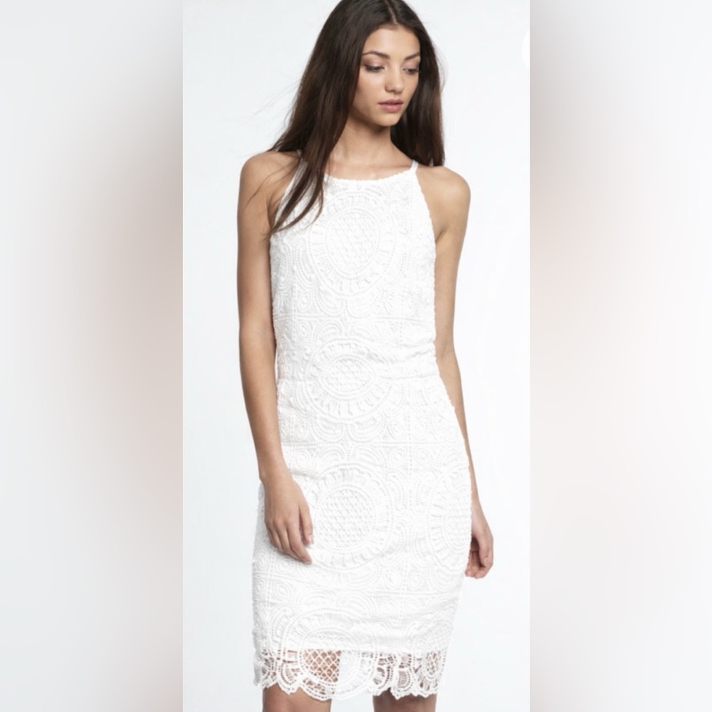 SUPERDRY Racy Lacy Dress In White Size Small New With Tags